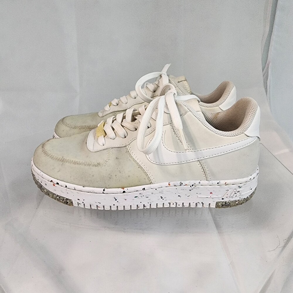 Nike Air Force 1 Crater Summit Women 7.5 CT1986-100 White/Ivory Sneakers Synthet